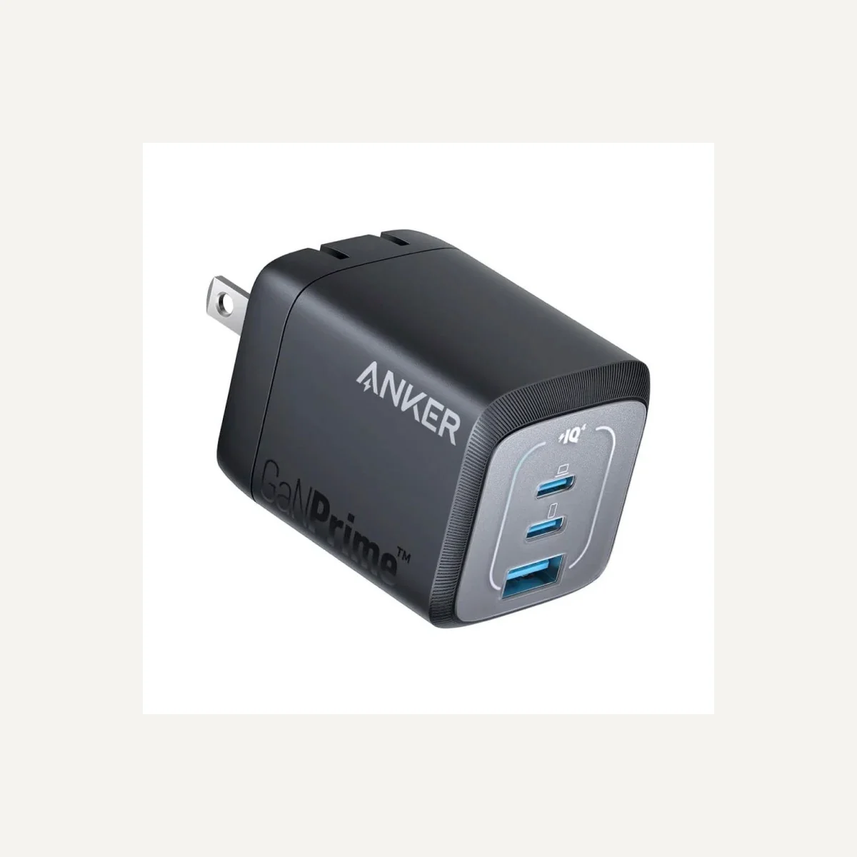 Anker Prime 67W GaN Wall Charger with three ports