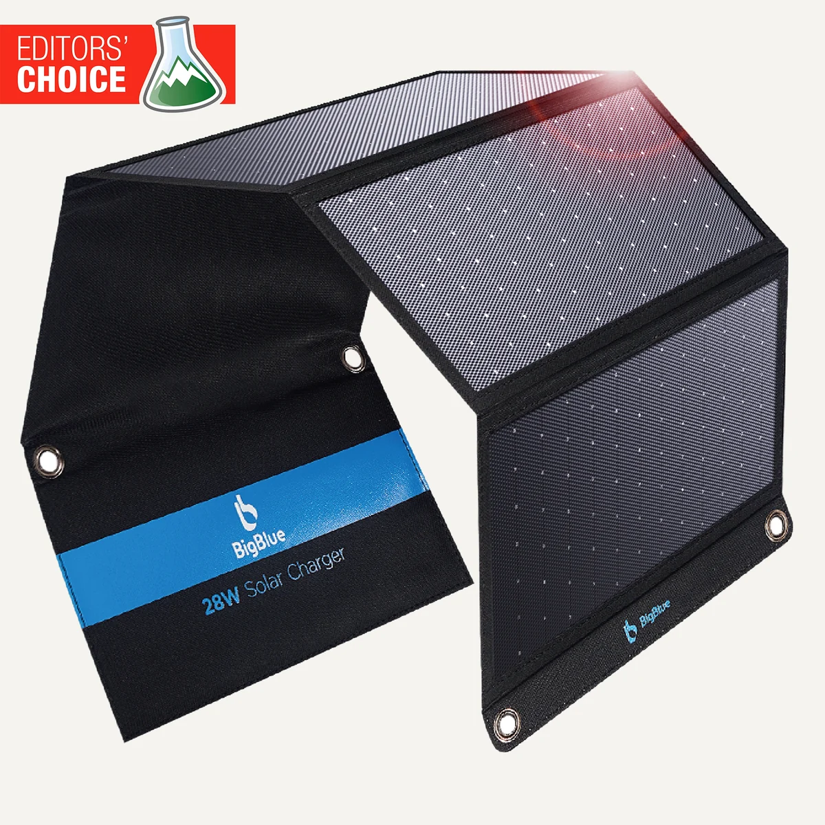 BigBlue 28W USB Solar Charger foldable panel
