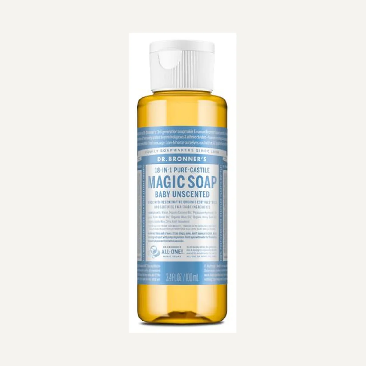 Dr Bronner's 2 ounce castile soap