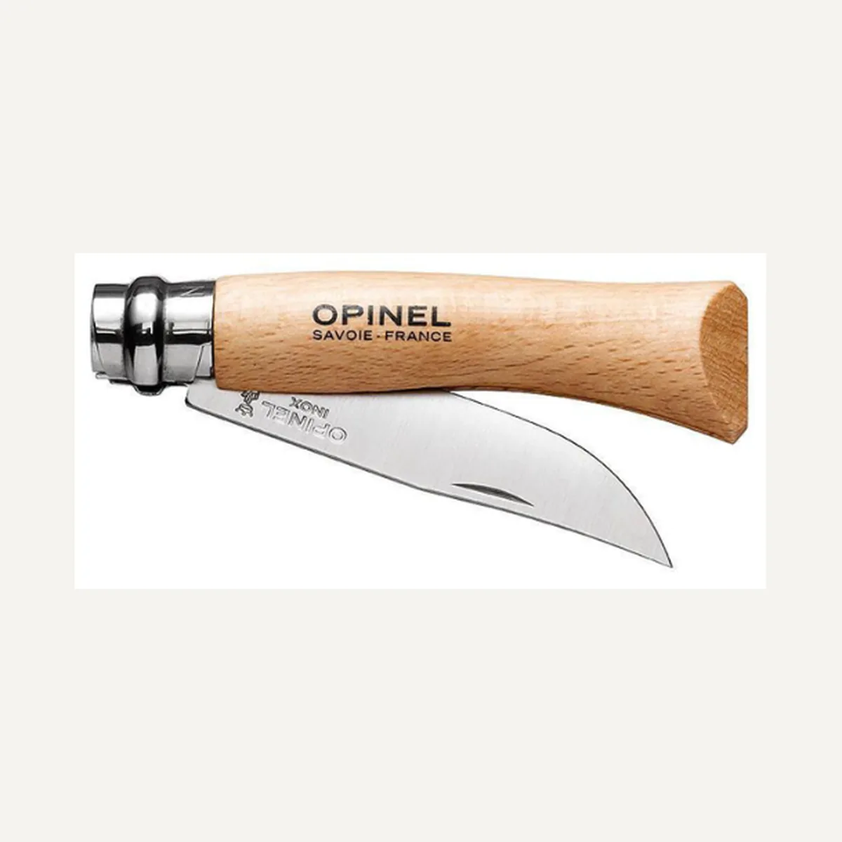 Opinel No.8 carbon steel folding knife
