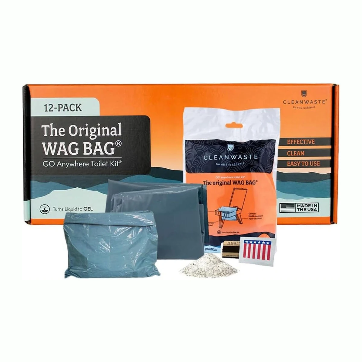 Cleanwaste GO Anywhere WAG Bag