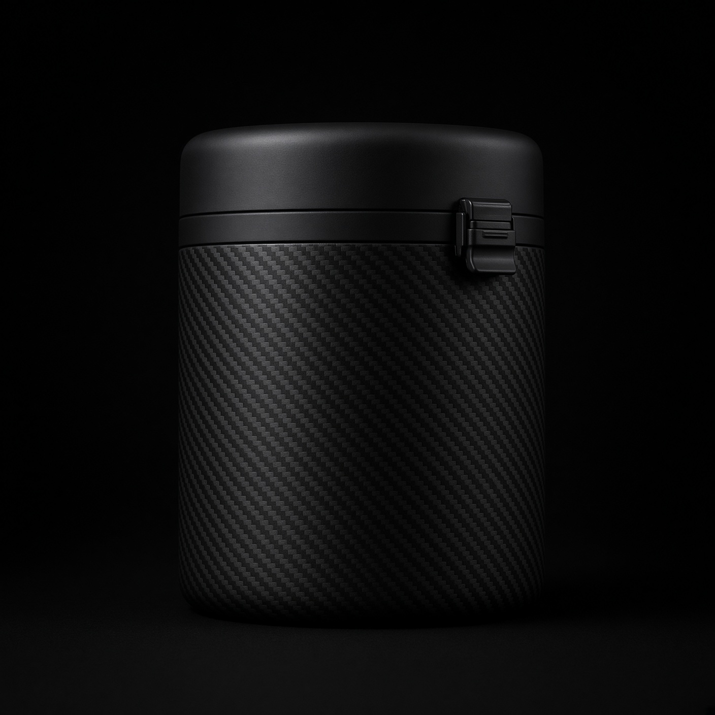 Carbon fiber bear canister, Thru Picks illustration